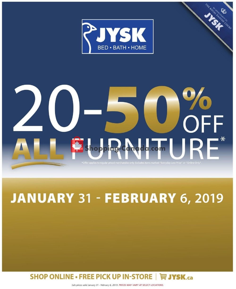 JYSK flyer from Thursday January 31, 2019 to Wednesday February 6, 2019 - page 9