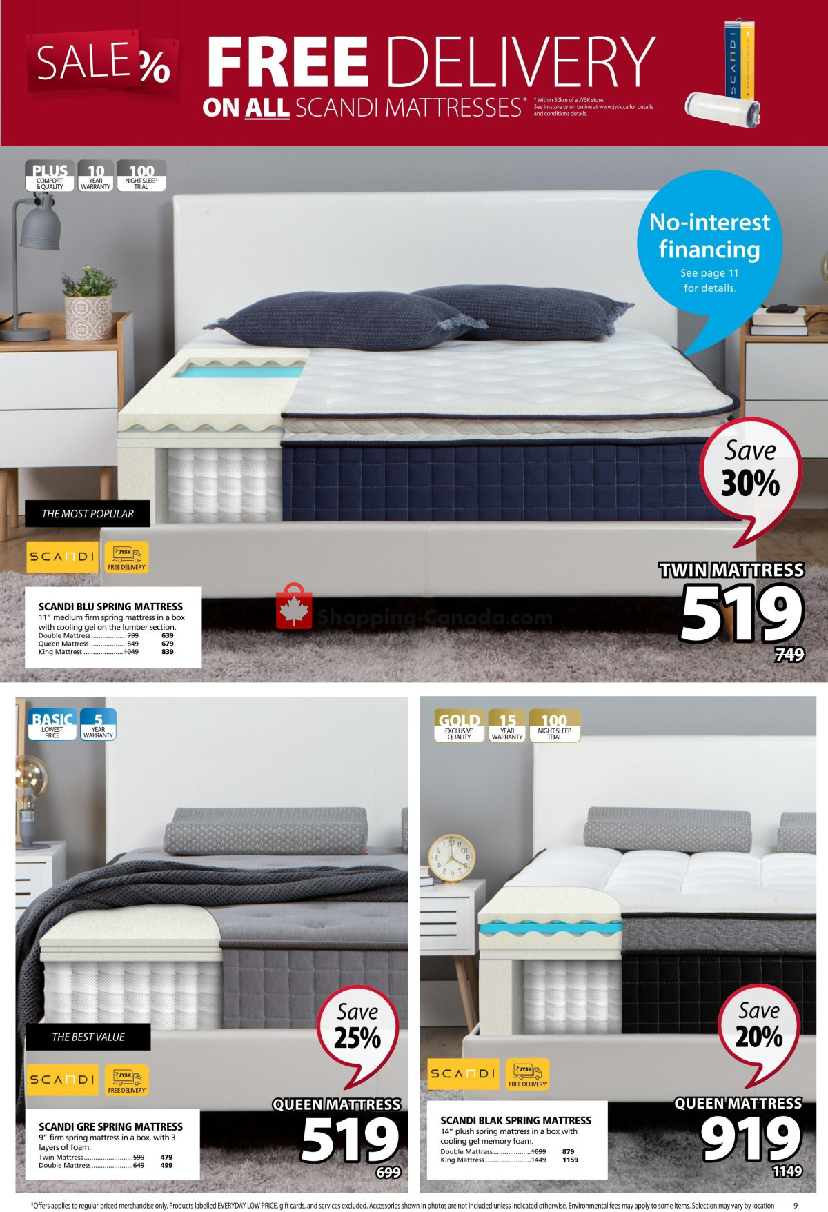 JYSK flyer from Thursday February 1, 2024 to Wednesday February 7, 2024 - page 9