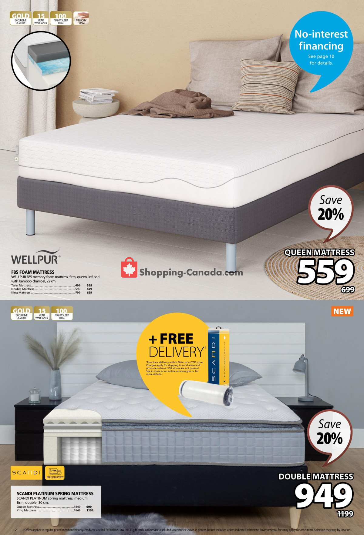 JYSK flyer from Thursday February 15, 2024 to Wednesday February 21, 2024 - page 12