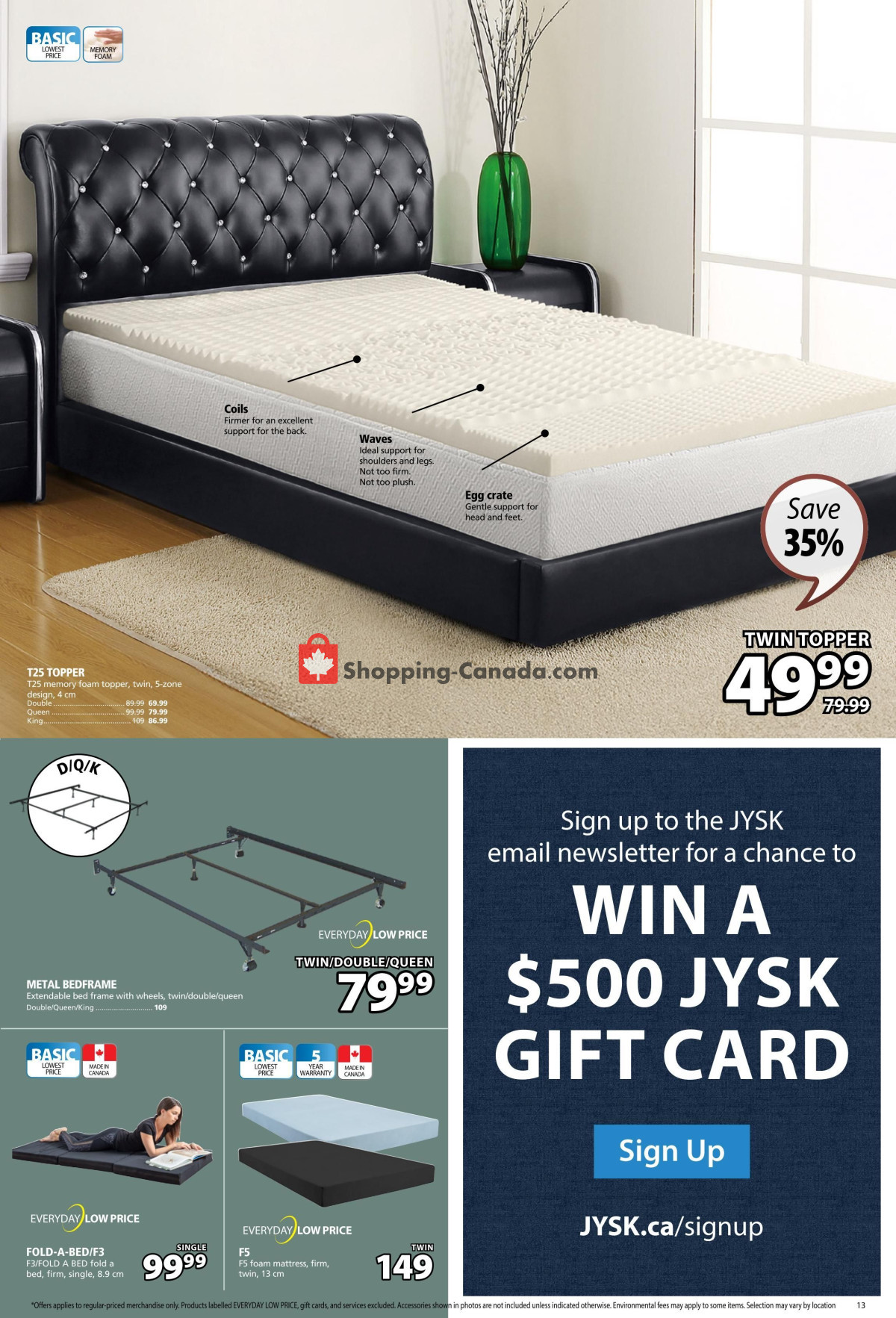 JYSK flyer from Thursday February 15, 2024 to Wednesday February 21, 2024 - page 13