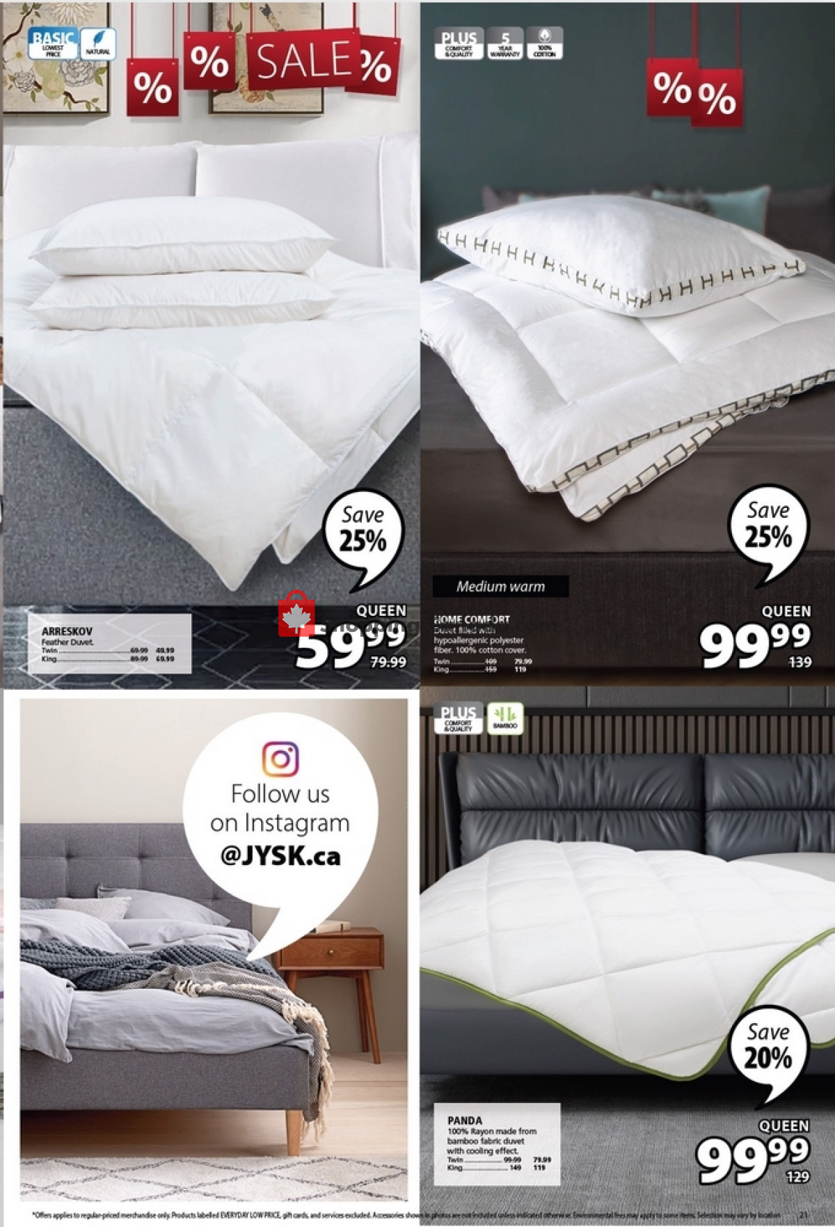 JYSK flyer from Thursday January 25, 2024 to Wednesday January 31, 2024 - page 21