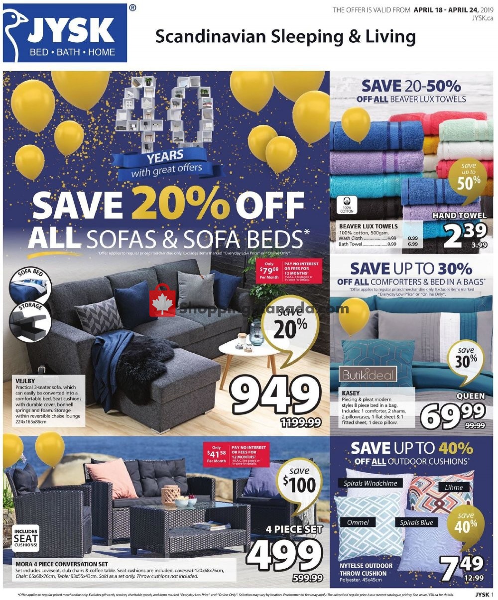 JYSK flyer from Thursday April 18, 2019 to Wednesday April 24, 2019 - page 2