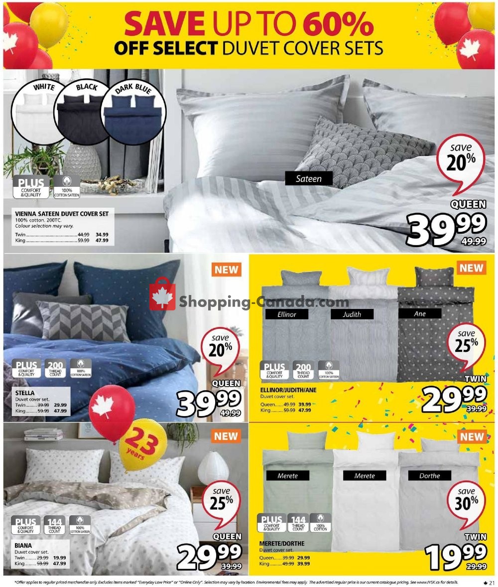 JYSK flyer from Thursday October 3, 2019 to Wednesday October 9, 2019 - page 22