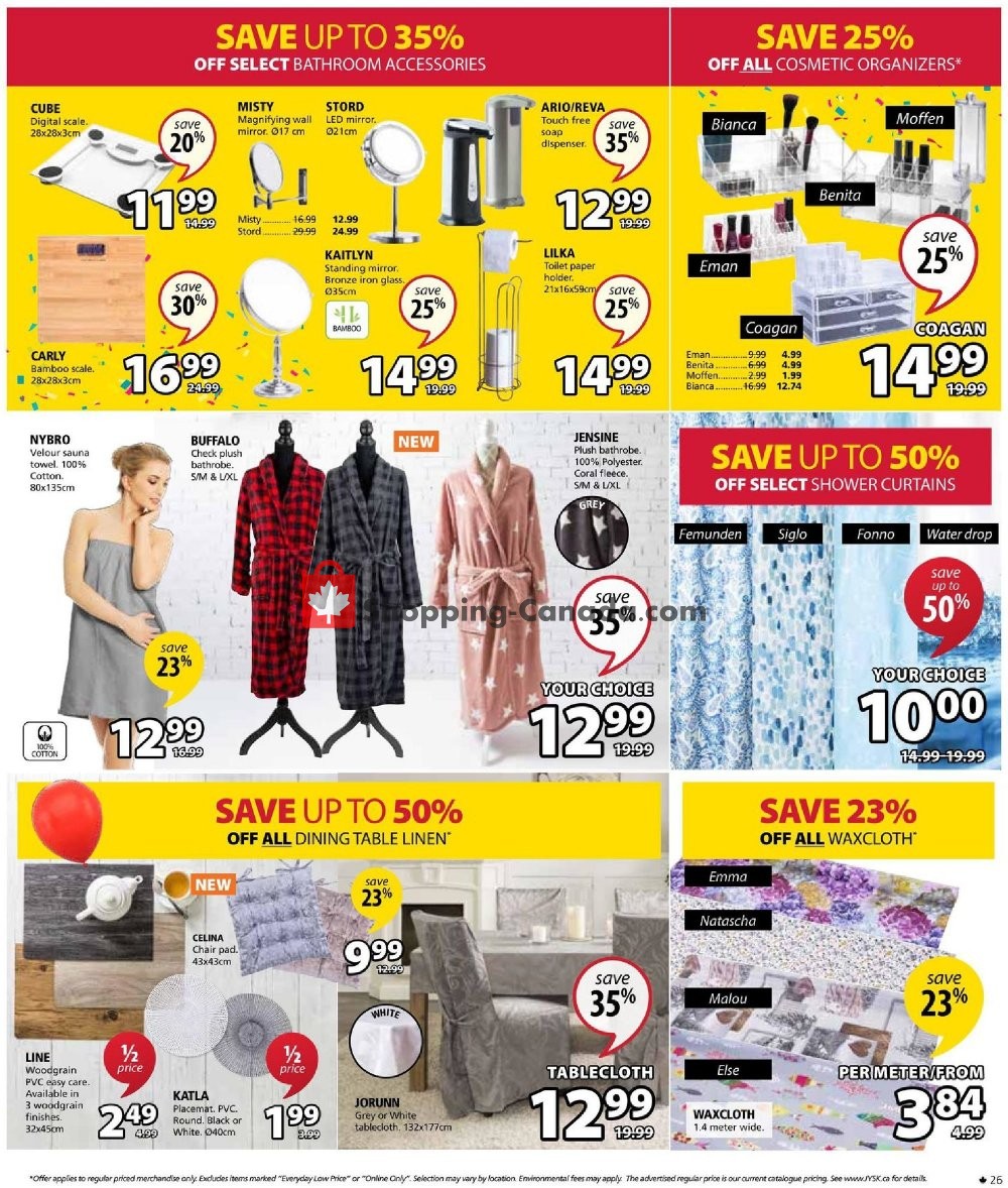 JYSK flyer from Thursday October 3, 2019 to Wednesday October 9, 2019 - page 27
