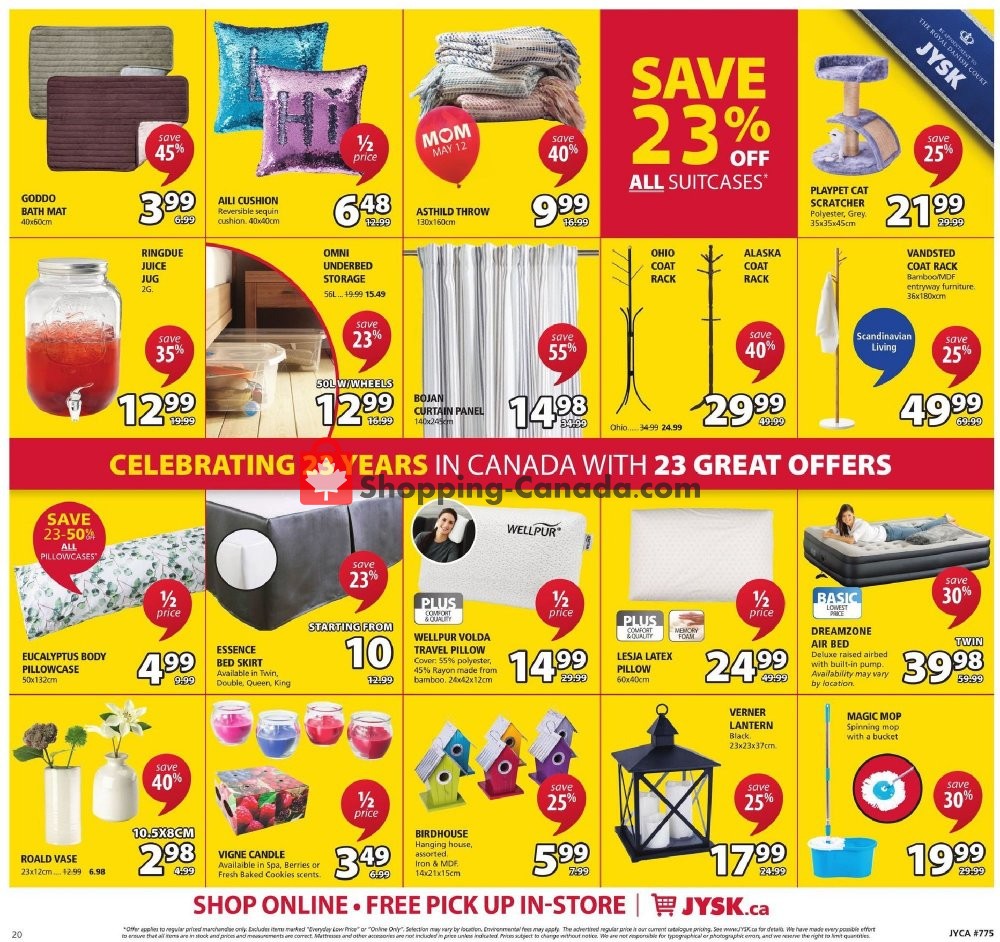 JYSK flyer from Thursday May 9, 2019 to Wednesday May 15, 2019 - page 21