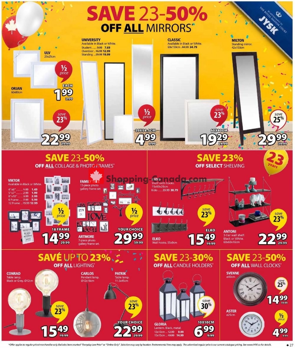 JYSK flyer from Thursday October 3, 2019 to Wednesday October 9, 2019 - page 28
