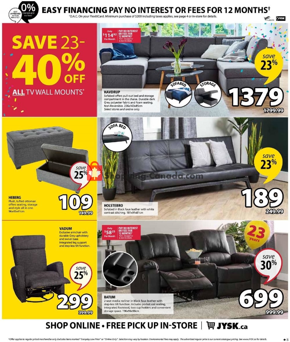 JYSK flyer from Thursday October 3, 2019 to Wednesday October 9, 2019 - page 9