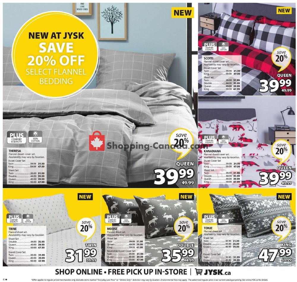 JYSK Canada, flyer (Special Offer West) September 26 October 2