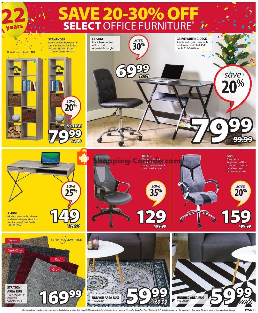 JYSK flyer from Thursday October 18, 2018 to Wednesday October 24, 2018 - page 12