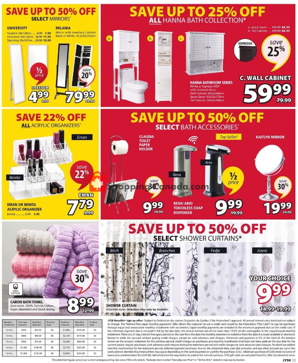 JYSK flyer from Thursday October 18, 2018 to Wednesday October 24, 2018 - page 13