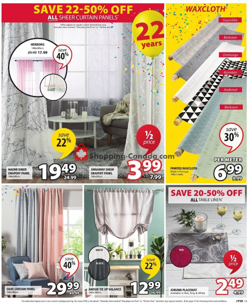 JYSK flyer from Thursday October 18, 2018 to Wednesday October 24, 2018 - page 15