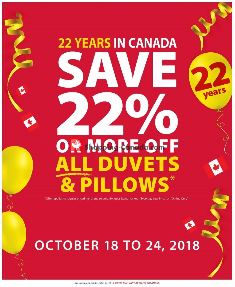 JYSK flyer from Thursday October 18, 2018 to Wednesday October 24, 2018 - page 18