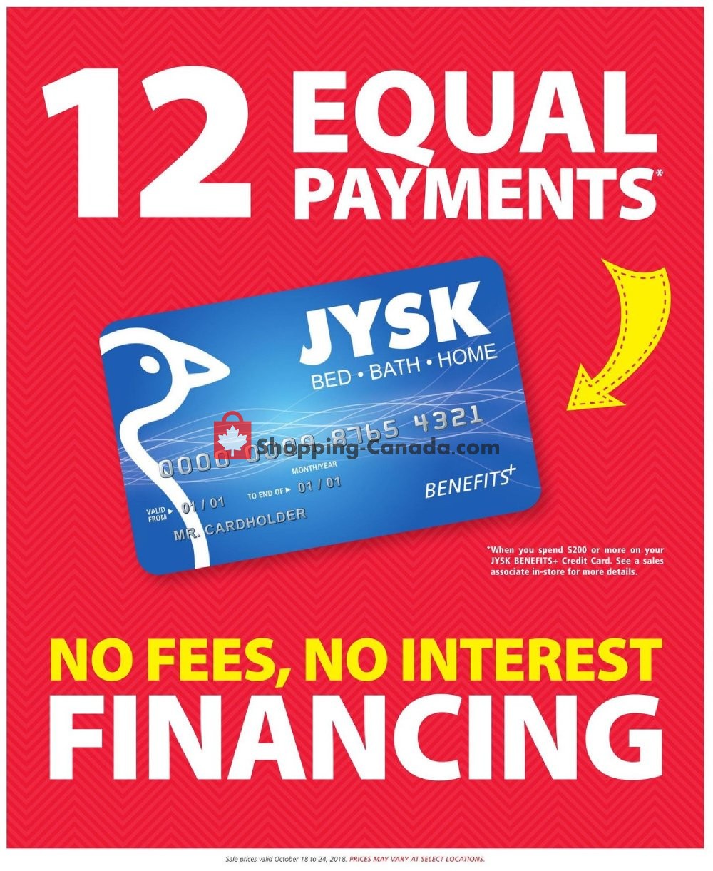 JYSK flyer from Thursday October 18, 2018 to Wednesday October 24, 2018 - page 21