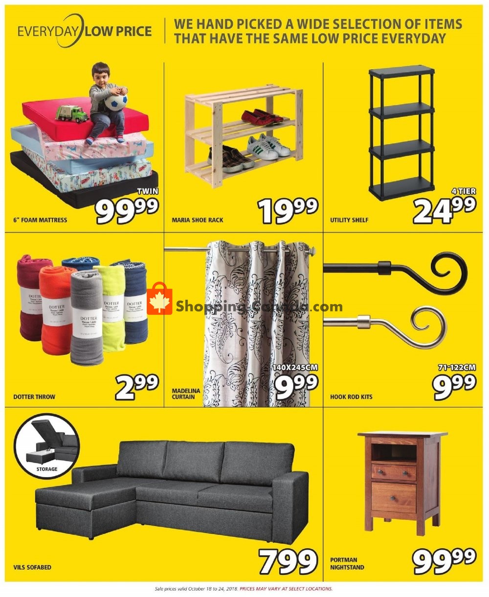 JYSK flyer from Thursday October 18, 2018 to Wednesday October 24, 2018 - page 23