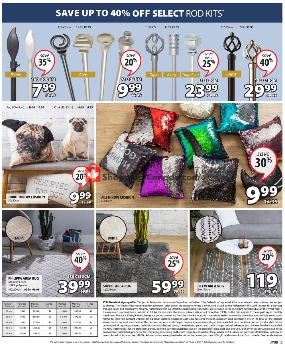 JYSK flyer from Thursday October 25, 2018 to Wednesday October 31, 2018 - page 13
