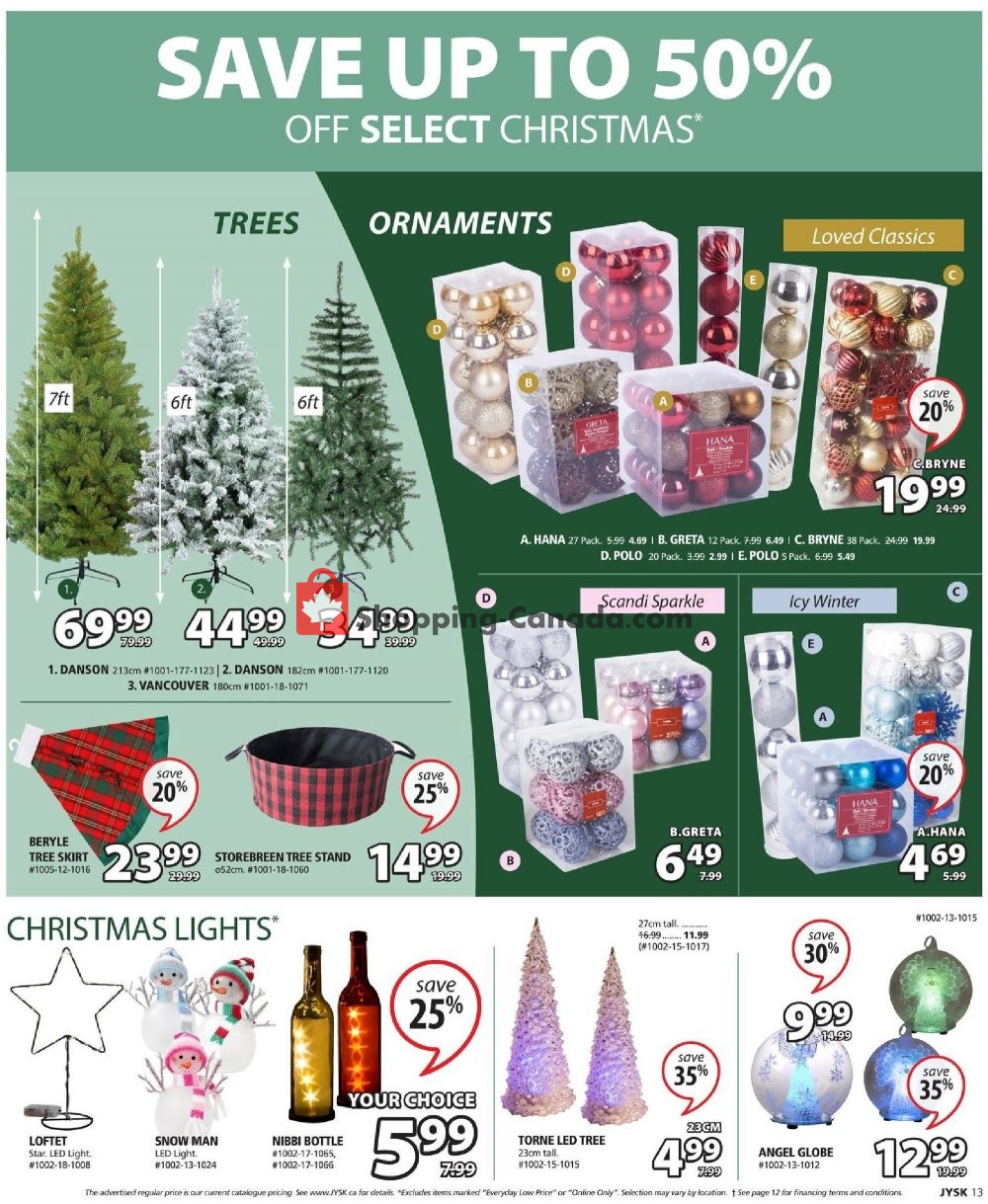 JYSK flyer from Thursday October 25, 2018 to Wednesday October 31, 2018 - page 14