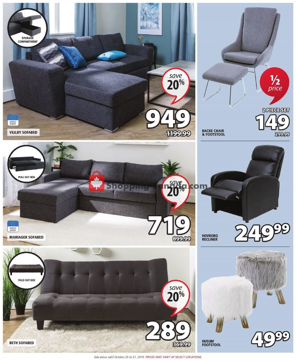 JYSK flyer from Thursday October 25, 2018 to Wednesday October 31, 2018 - page 19