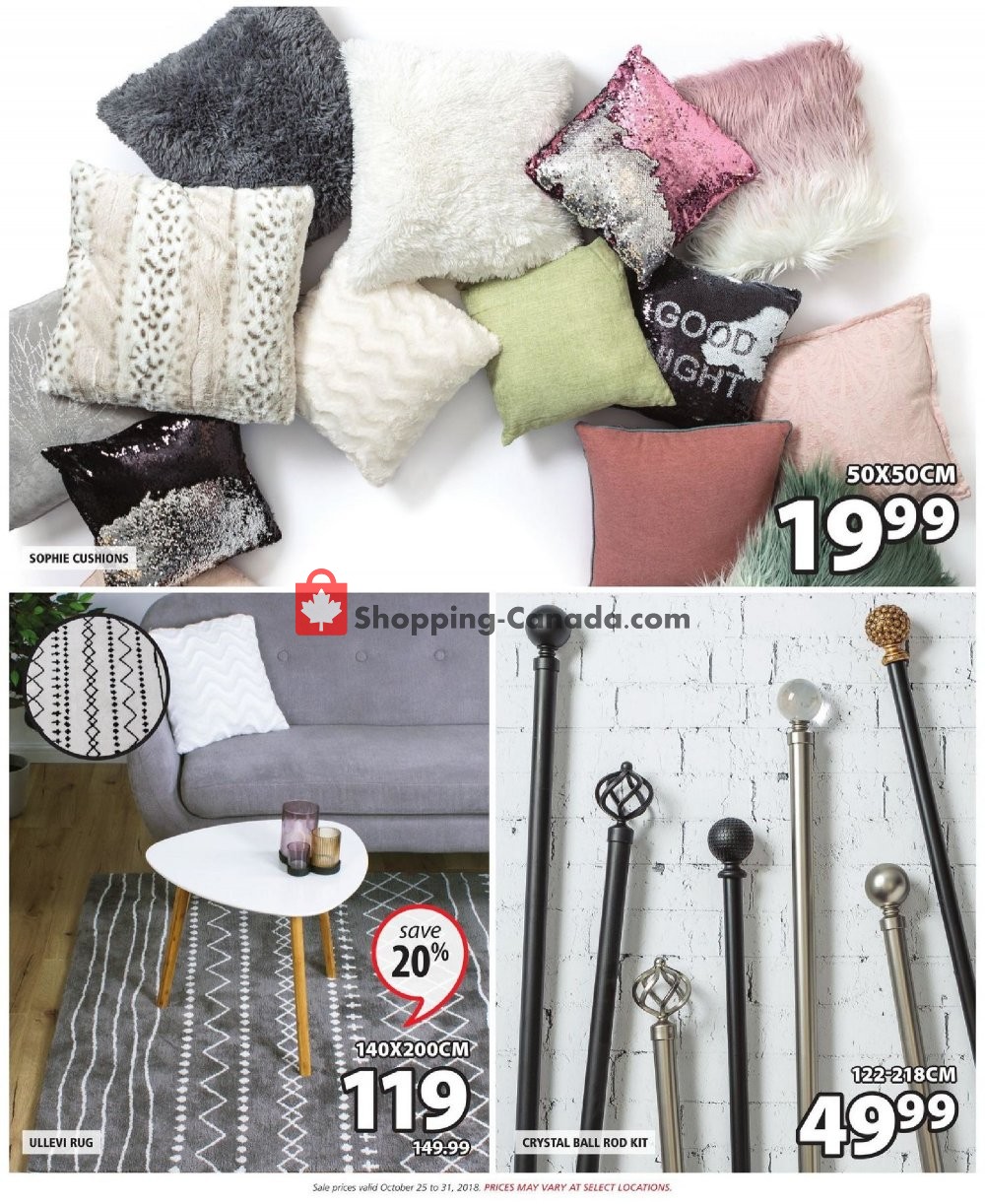 JYSK flyer from Thursday October 25, 2018 to Wednesday October 31, 2018 - page 22