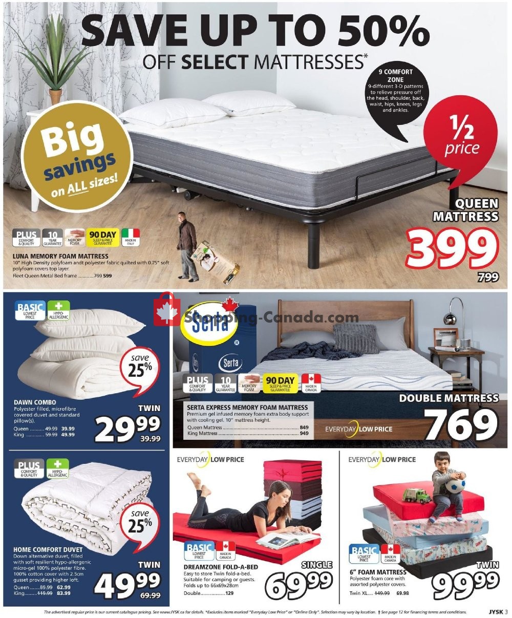 JYSK flyer from Thursday October 25, 2018 to Wednesday October 31, 2018 - page 3