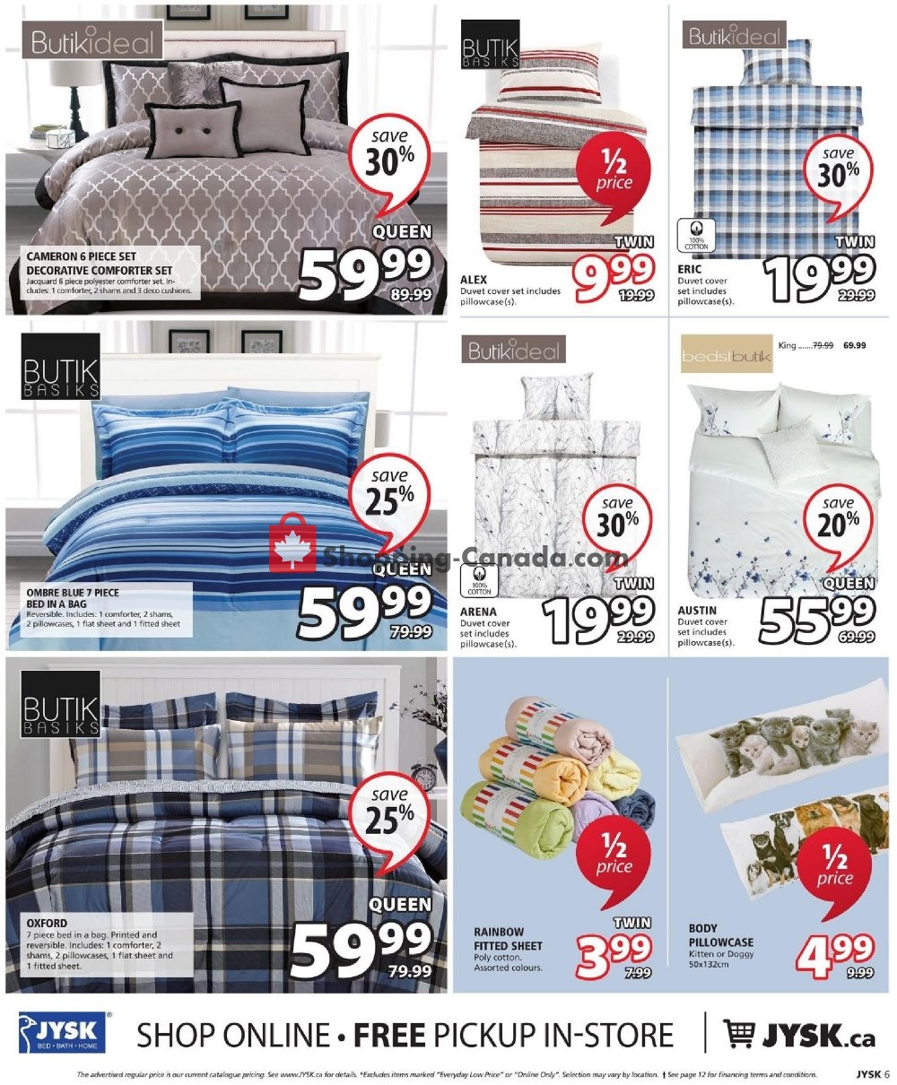 JYSK flyer from Thursday October 25, 2018 to Wednesday October 31, 2018 - page 7