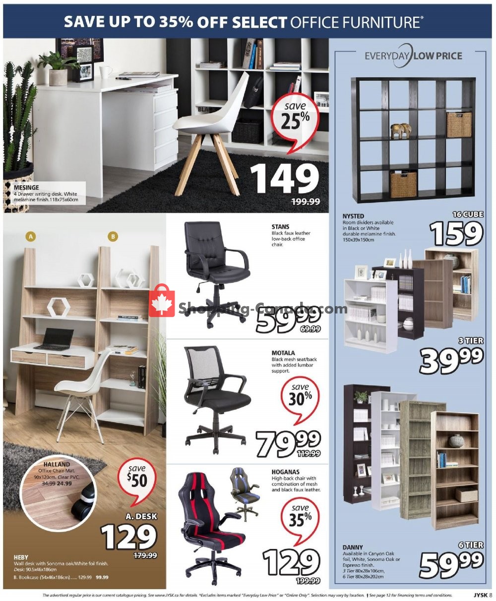 JYSK flyer from Thursday October 25, 2018 to Wednesday October 31, 2018 - page 9