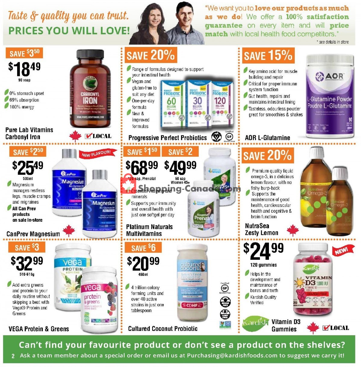 Kardish Health Food Centre flyer from Friday April 1, 2022 to Saturday April 30, 2022 - page 2