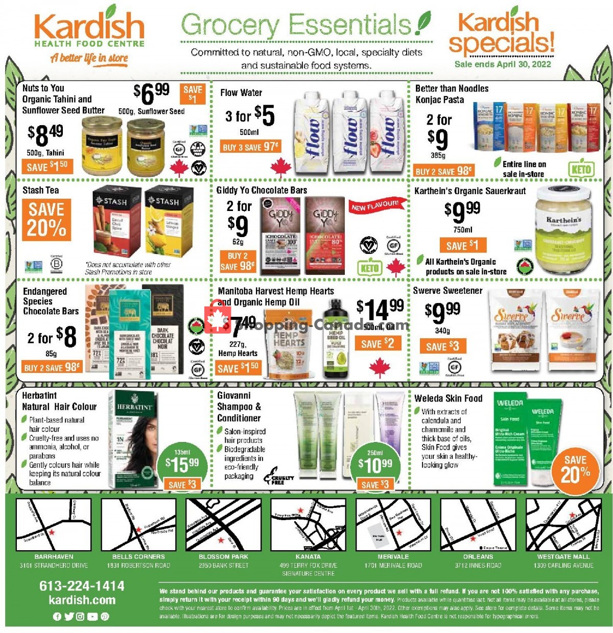 Kardish Health Food Centre flyer from Friday April 1, 2022 to Saturday April 30, 2022 - page 4