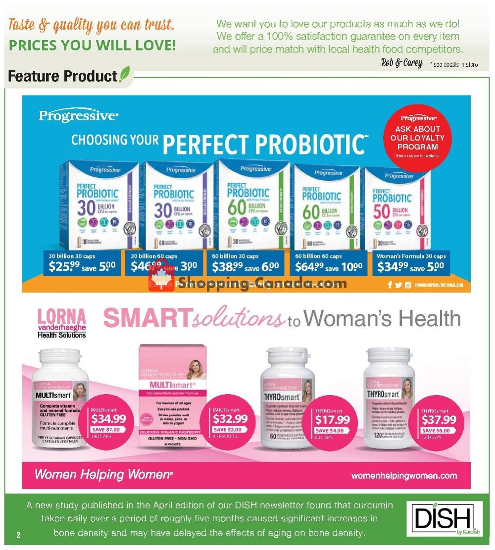 Kardish Health Food Centre flyer from Monday April 1, 2019 to Tuesday April 30, 2019 - page 2