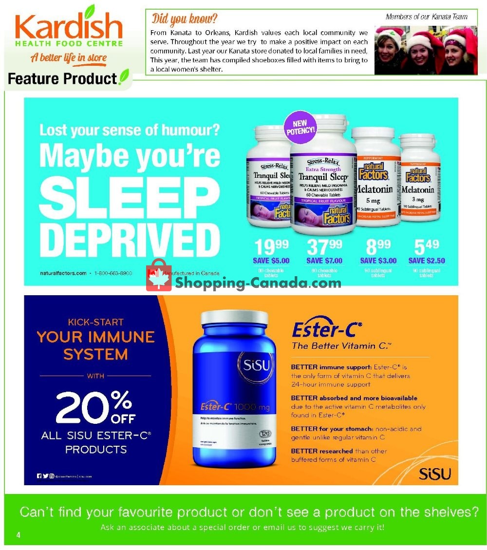 Kardish Health Food Centre flyer from Tuesday January 1, 2019 to Thursday January 31, 2019 - page 4