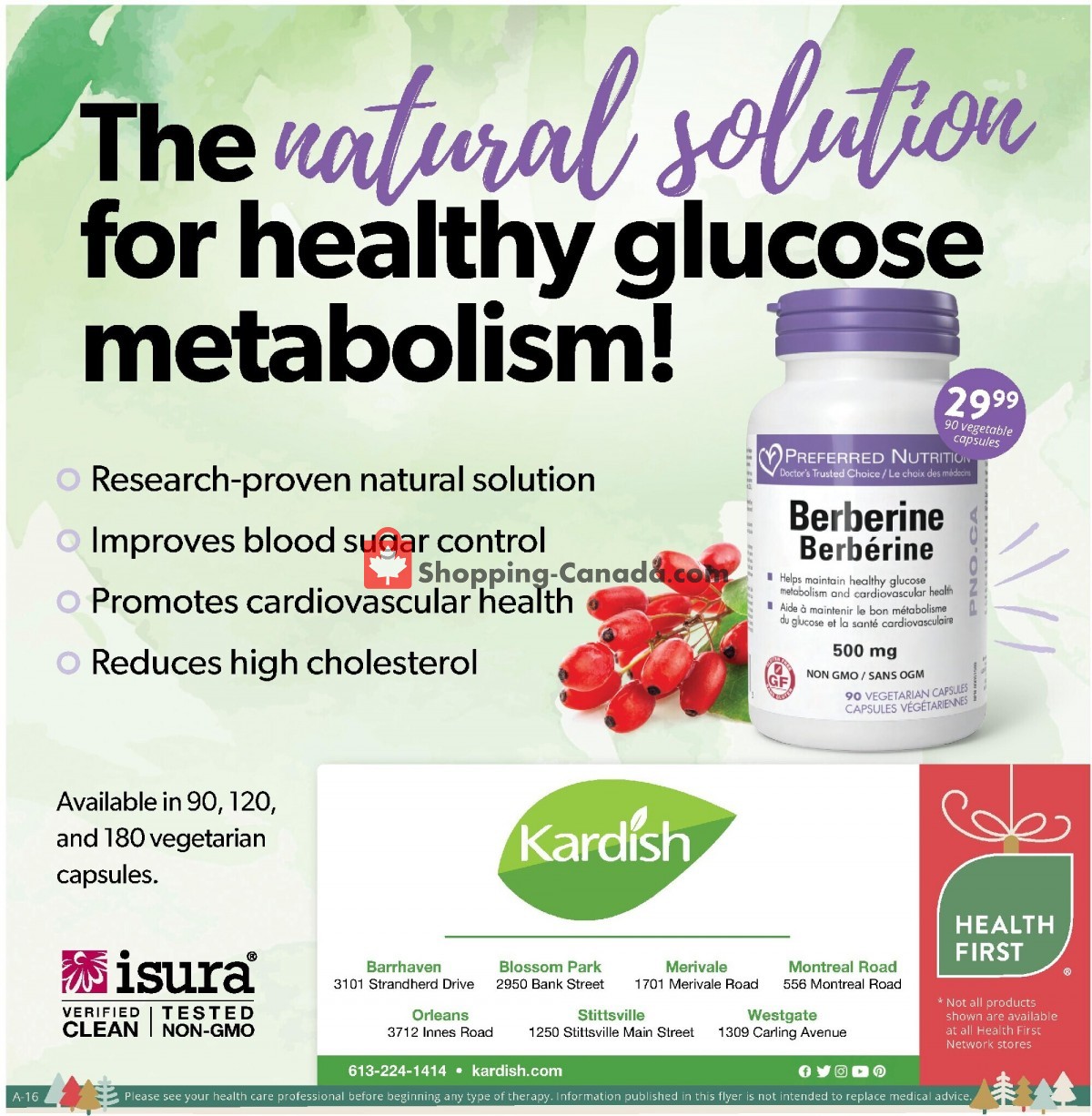 Kardish Health Food Centre flyer from Thursday November 2, 2023 to Wednesday November 29, 2023 - page 16