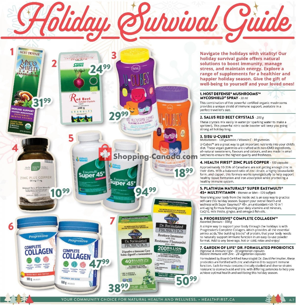 Kardish Health Food Centre flyer from Thursday November 2, 2023 to Wednesday November 29, 2023 - page 7