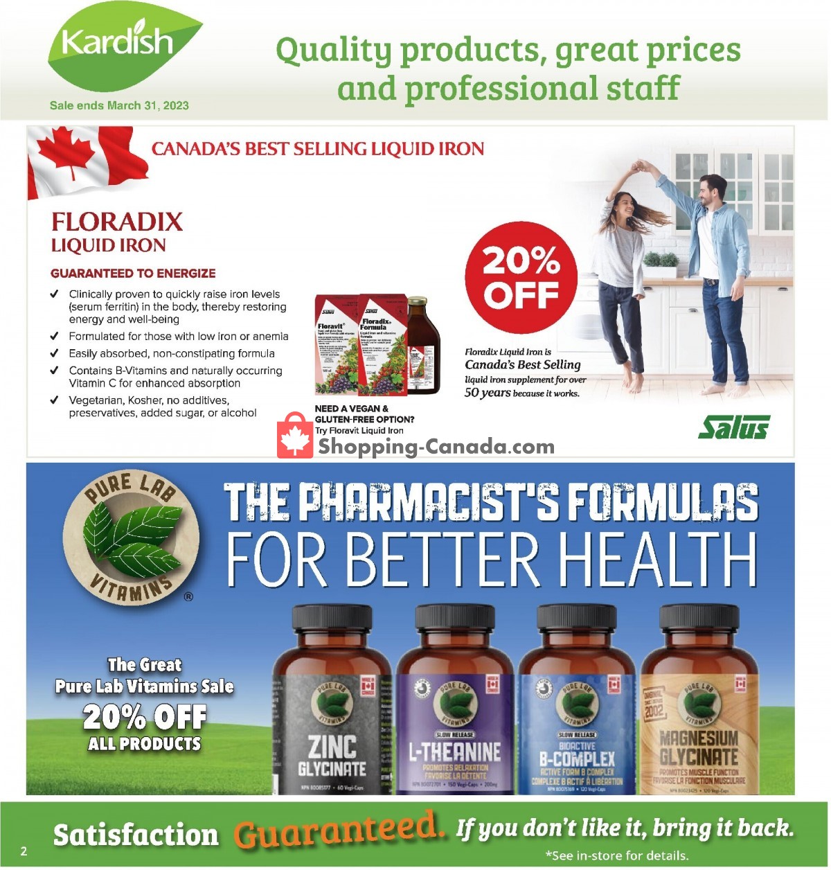 Kardish Health Food Centre flyer from Wednesday March 1, 2023 to Friday March 31, 2023 - page 2