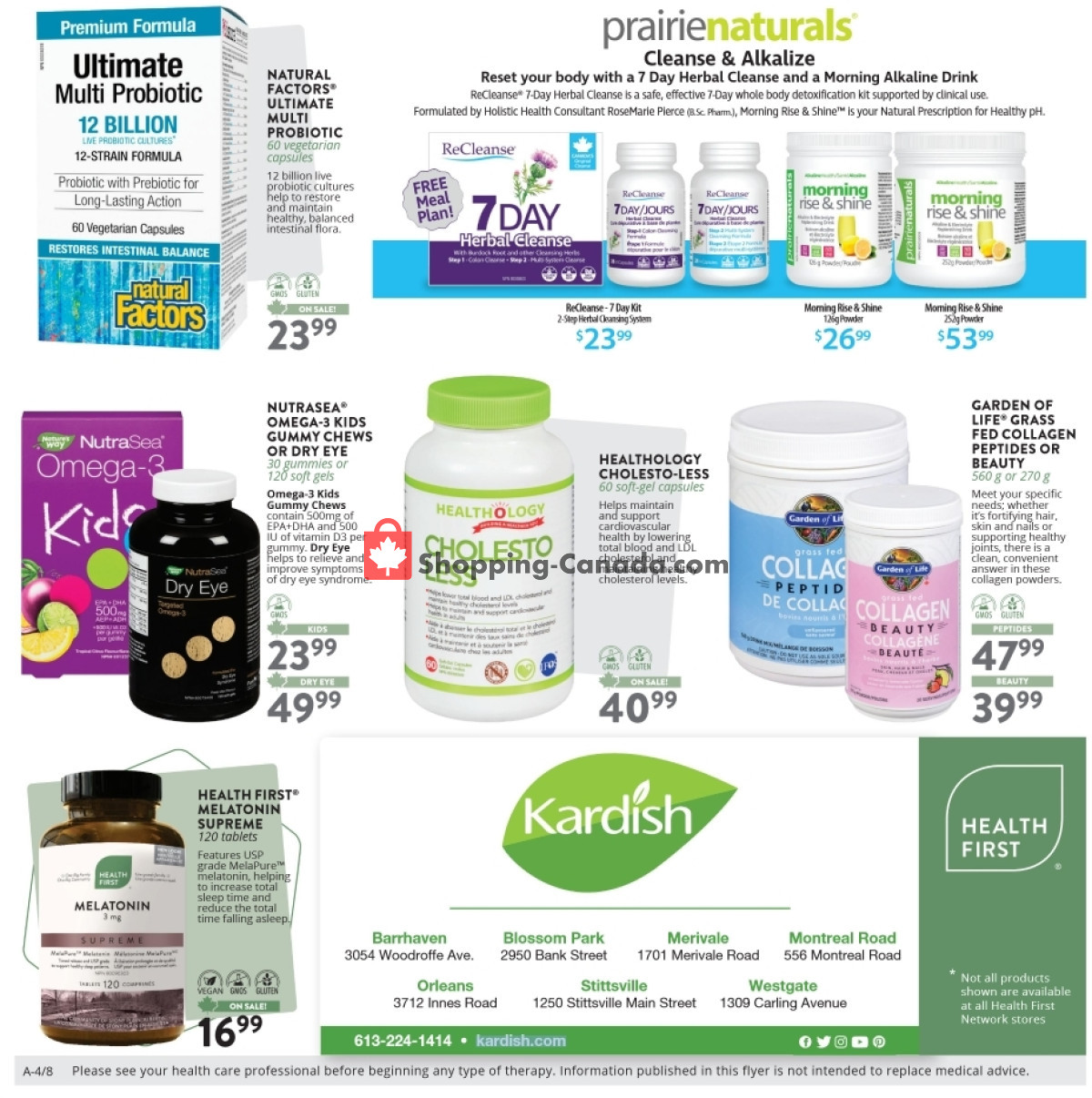 Kardish Health Food Centre flyer from Thursday February 29, 2024 to Wednesday April 3, 2024 - page 8