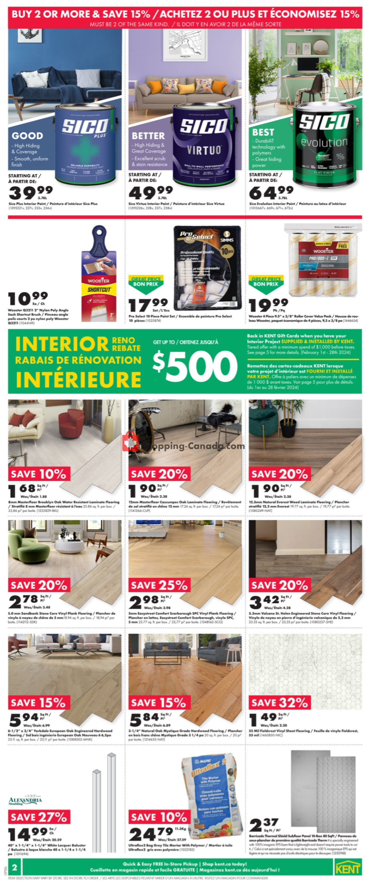 Kent Building Supplies flyer from Thursday February 1, 2024 to Wednesday February 7, 2024 - page 3