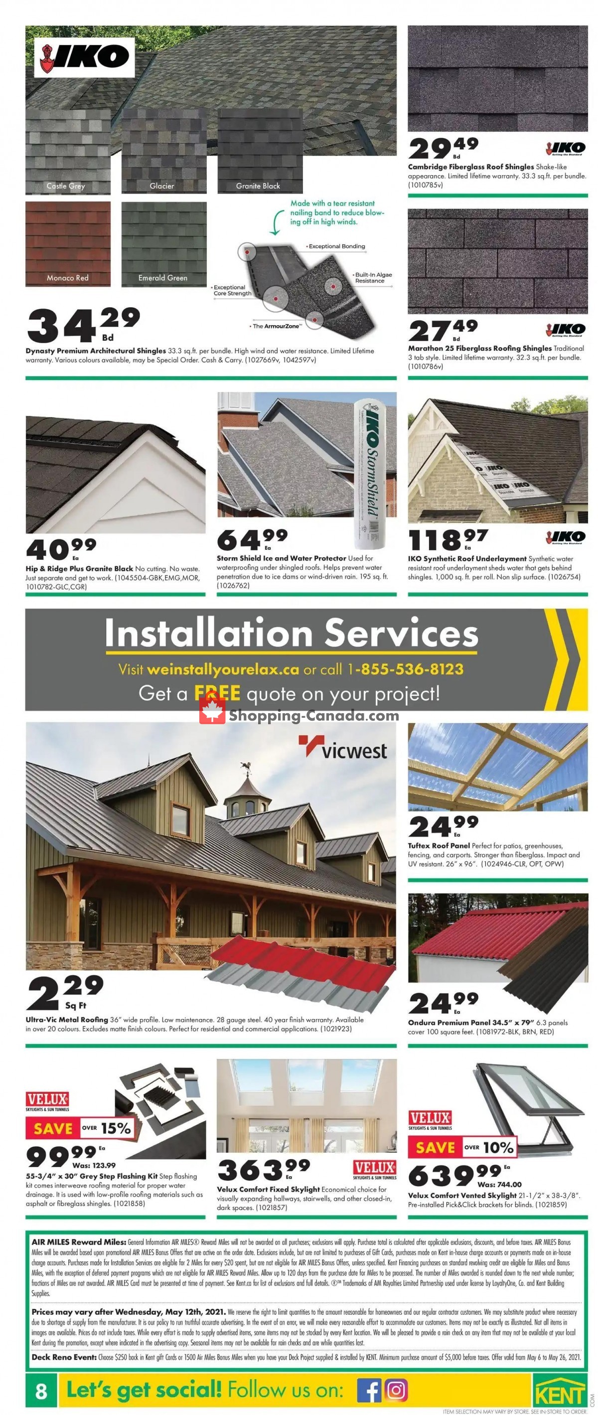 Kent Building Supplies flyer from Thursday May 6, 2021 to Wednesday May 12, 2021 - page 13