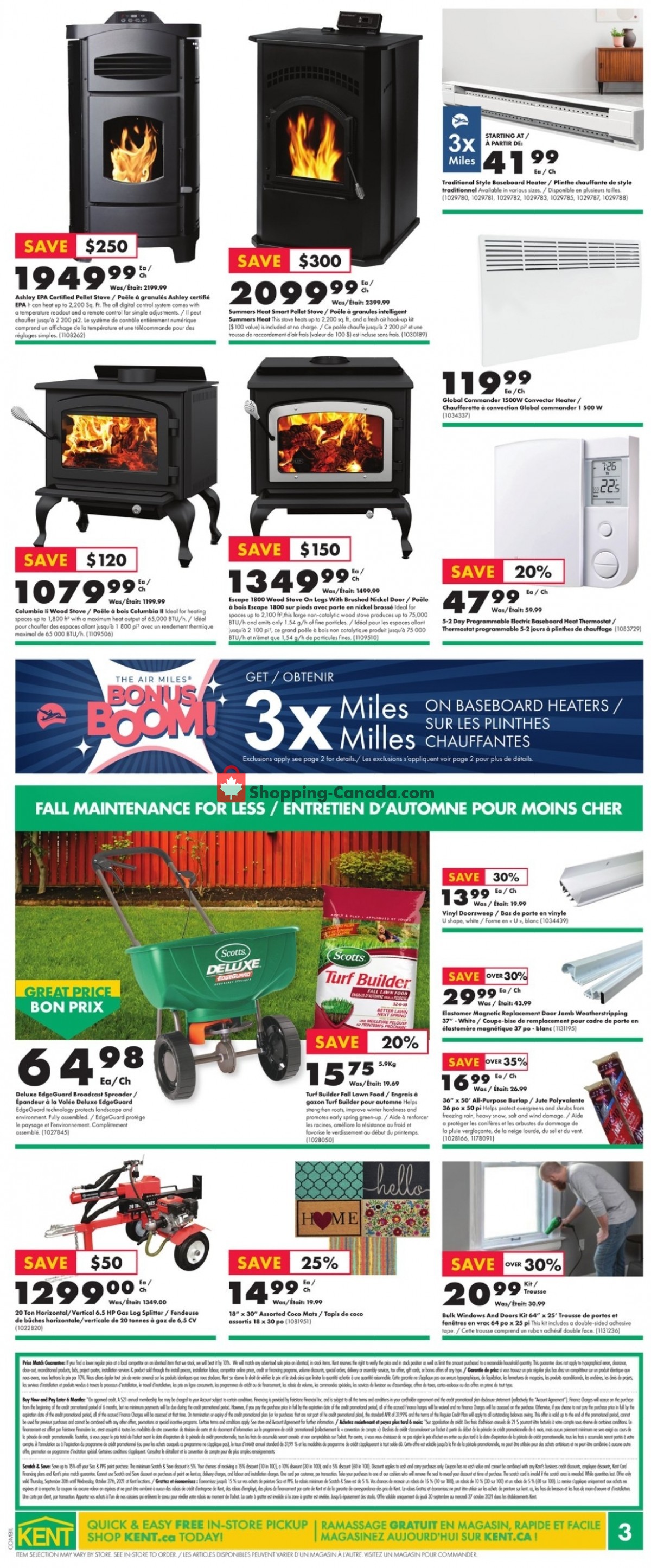 Kent Building Supplies flyer from Thursday October 7, 2021 to Wednesday October 13, 2021 - page 3