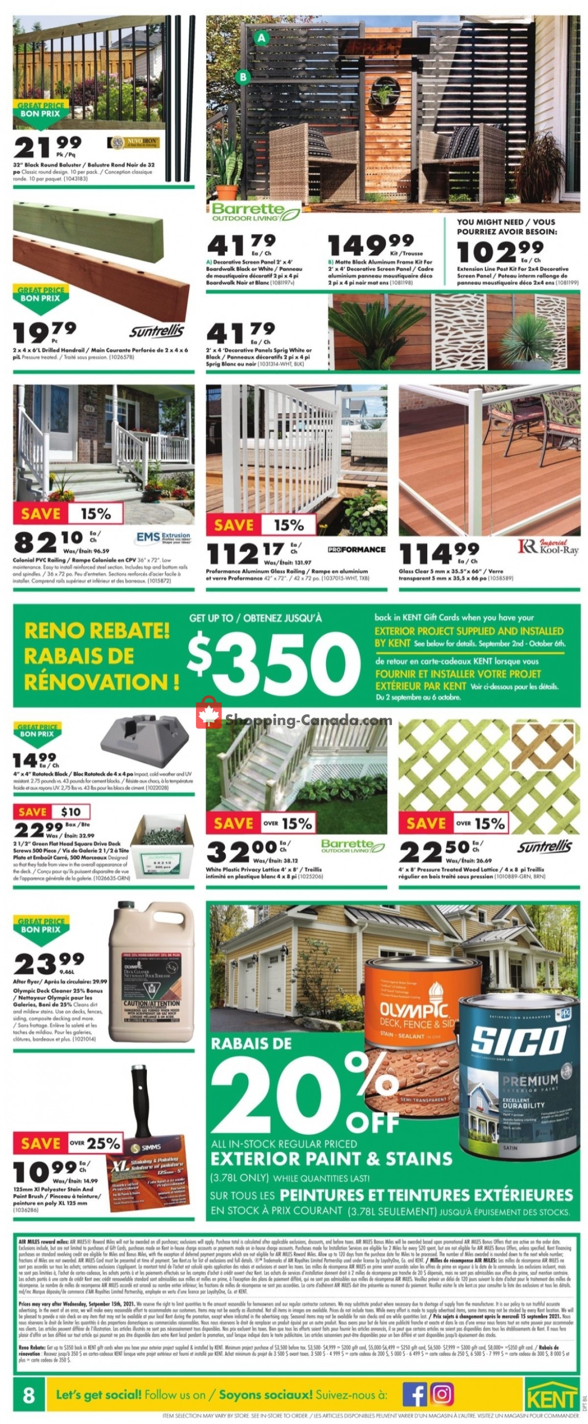 Kent Building Supplies flyer from Thursday September 9, 2021 to Wednesday September 15, 2021 - page 8