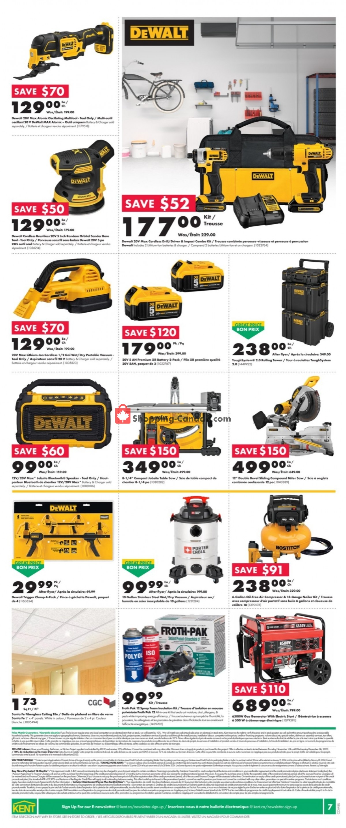 Kent Building Supplies flyer from Thursday November 23, 2023 to Wednesday November 29, 2023 - page 9