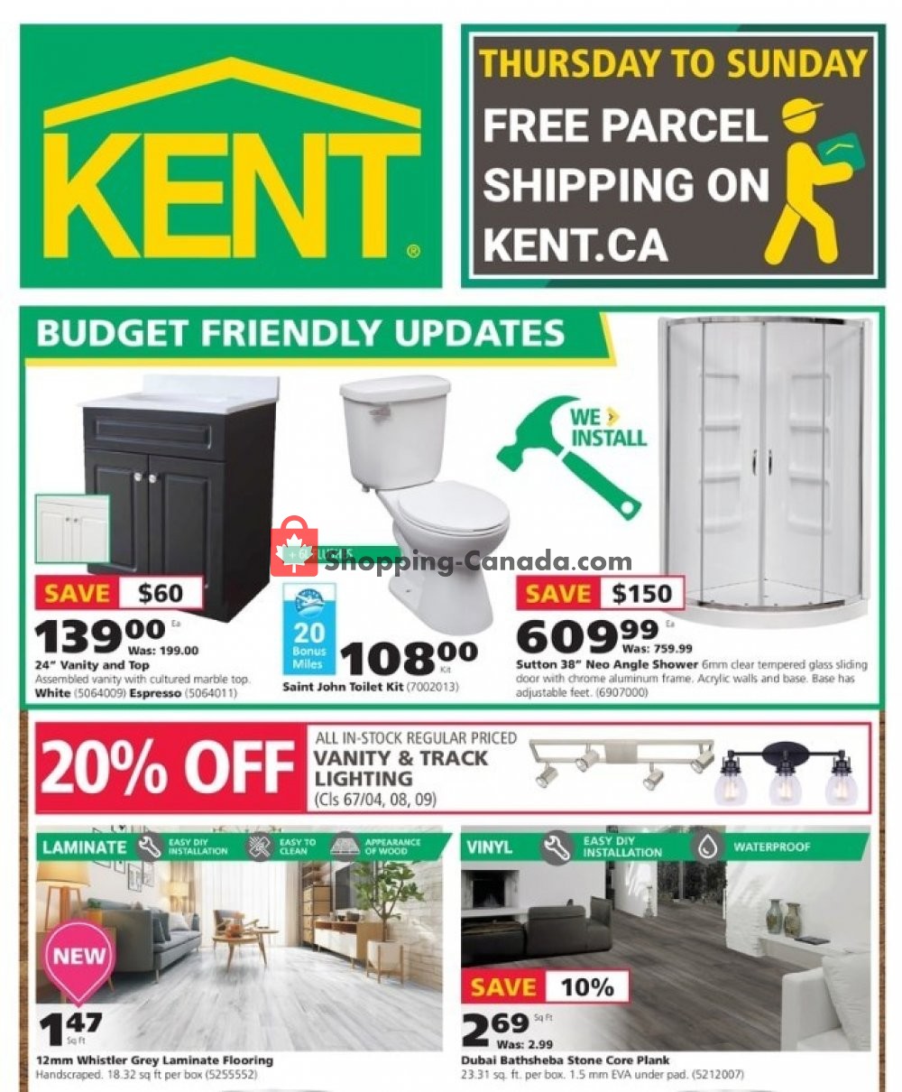 Kent Building Supplies flyer from Thursday March 7, 2019 to Wednesday March 13, 2019 - page 1