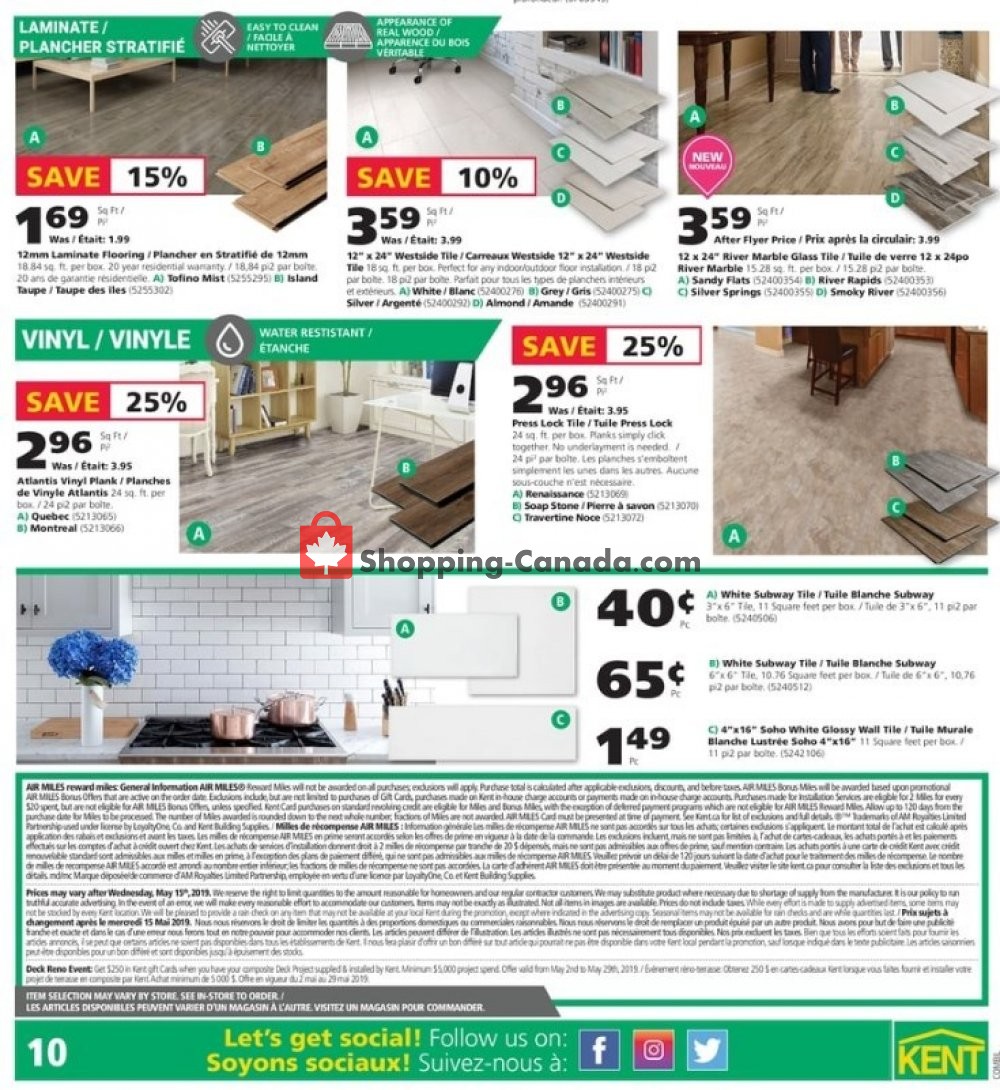 Kent Building Supplies flyer from Thursday May 9, 2019 to Wednesday May 15, 2019 - page 22