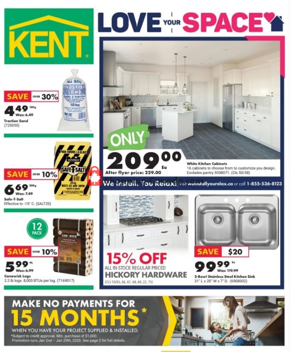 Kent Building Supplies flyer from Thursday January 16, 2020 to Wednesday January 22, 2020 - page 1