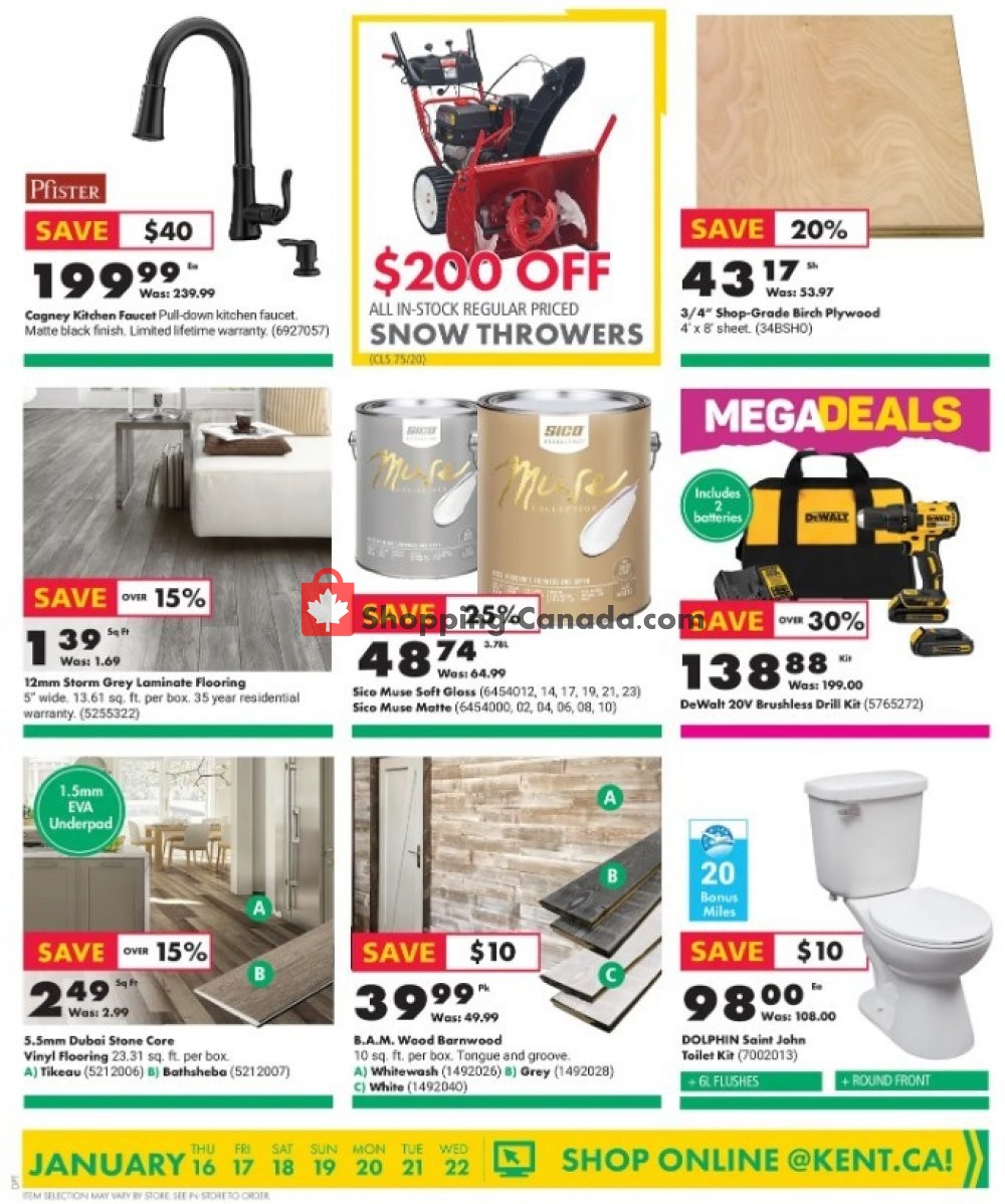 Kent Building Supplies flyer from Thursday January 16, 2020 to Wednesday January 22, 2020 - page 2