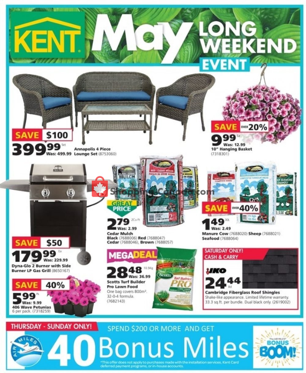Kent Building Supplies flyer from Thursday May 16, 2019 to Wednesday May 22, 2019 - page 1
