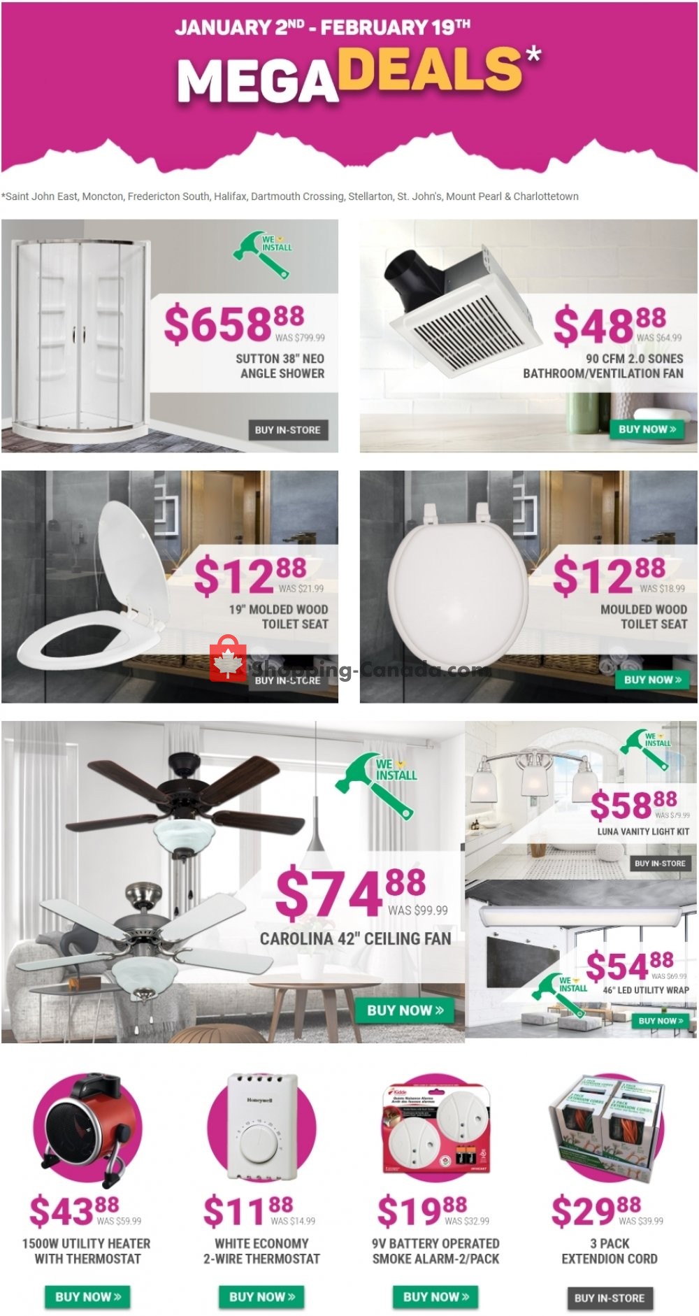Kent Building Supplies flyer from Thursday January 2, 2020 to Wednesday February 19, 2020 - page 1