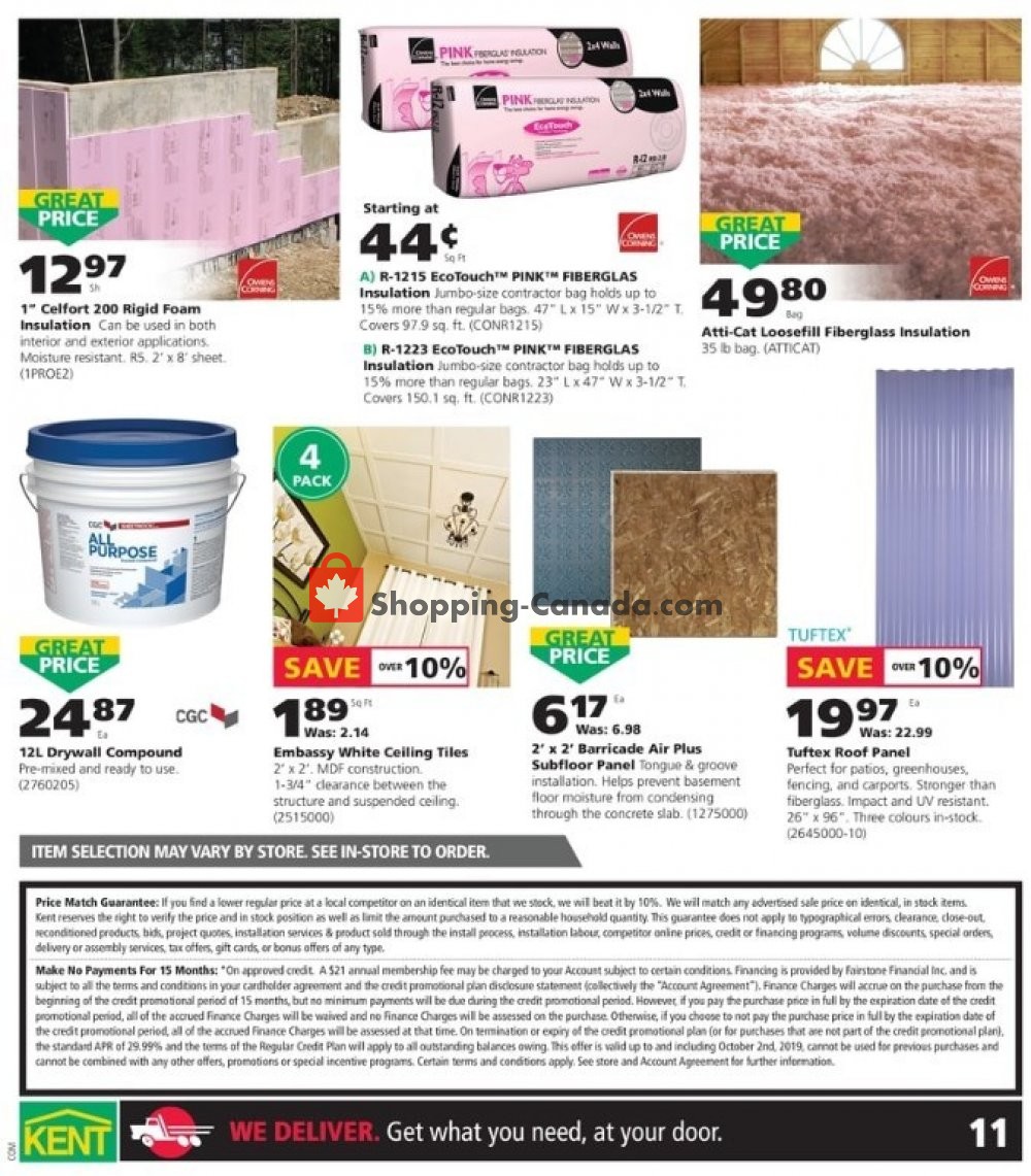 Kent Building Supplies flyer from Thursday September 12, 2019 to Wednesday September 18, 2019 - page 22
