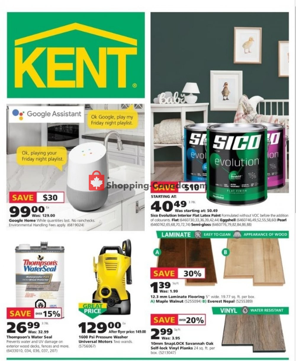 Kent Building Supplies Canada, flyer - (Price Match Guarantee): June 13