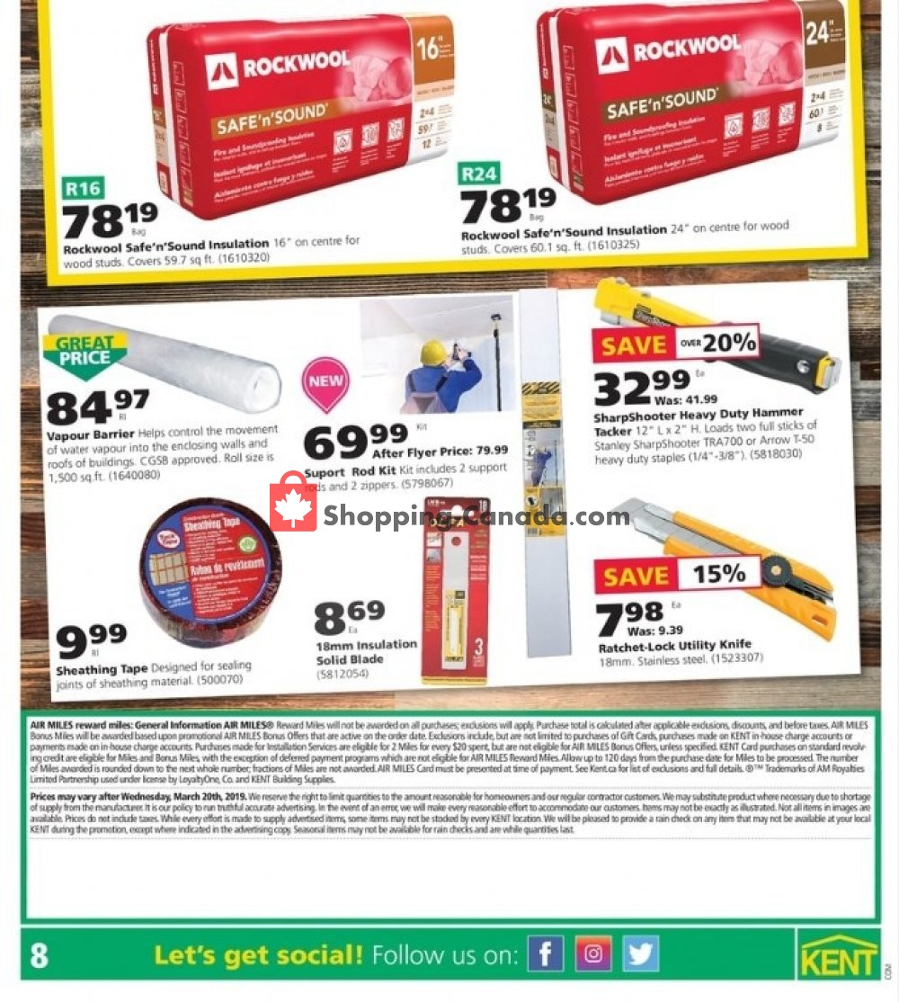 Kent Building Supplies flyer from Thursday March 14, 2019 to Wednesday March 20, 2019 - page 18