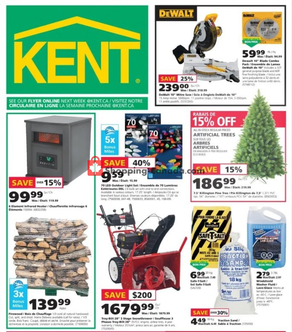 Kent Building Supplies flyer from Thursday November 7, 2019 to Wednesday November 13, 2019 - page 1