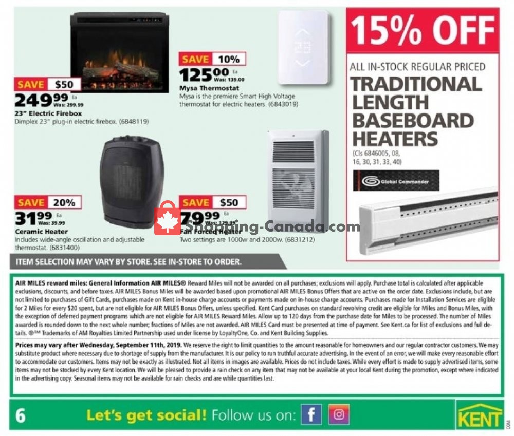 Kent Building Supplies flyer from Thursday September 5, 2019 to Wednesday September 11, 2019 - page 20