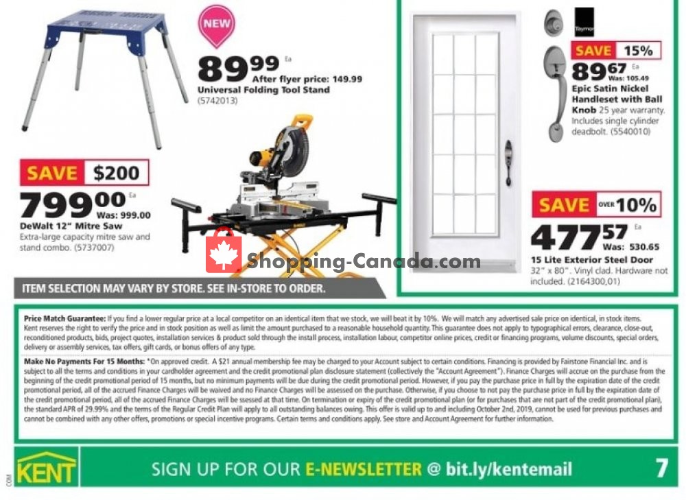 Kent Building Supplies flyer from Thursday September 5, 2019 to Wednesday September 11, 2019 - page 23
